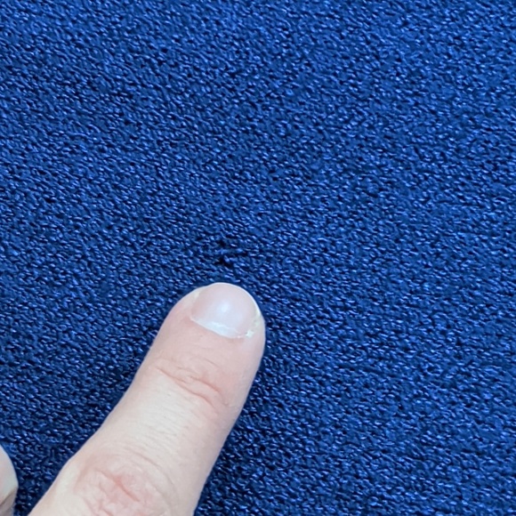 St. John Vintage Navy and Pink Button-Up Knit Sweater Dress - Picture 11 of 11